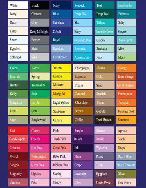 funny color names|These 340 Unique Color Names Make the Best Color Thesaurus!.